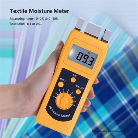 Textile Moisture Meter commercial|moisture meter for fabric.